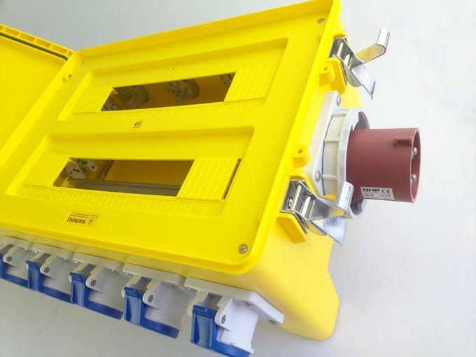 Light Three Phase Distribution Box , Over Current Protection Electrical