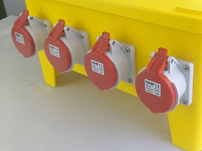 36 Pole Temporary Power Box , IP66 Weather Proof Generator Distribution Box