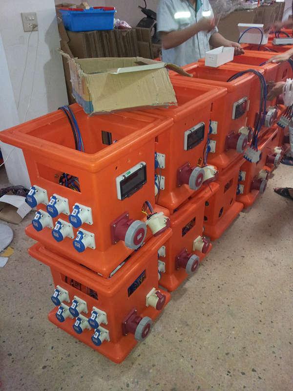 Waterproof Spider Electrical Box , 400V Rated Voltage Electric Spider Box