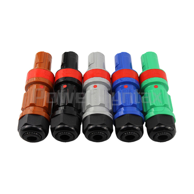 5 X 400A IP67 High Current Power Connectors Female Plugs PowerSyntax Line Drain Full Set LDF Series