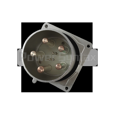 160A 5P IP67 380V High Current Panel Mounted Appliance Inlet Plug PowerSyntax No. 75266X