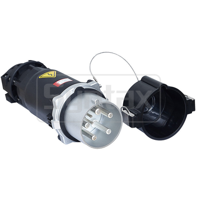 Industrial High Current Plugs And Sockets PowerSyntax 4P 160A IP67 380V Heavy Duty No. 75201X