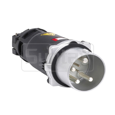 Industrial High Current Plugs And Sockets PowerSyntax 4P 160A IP67 380V Heavy Duty No. 75201X