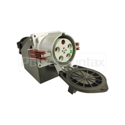 Wall Mount High Current Plugs Sockets 4P 200A IP67 380V Heavy Duty Connector
