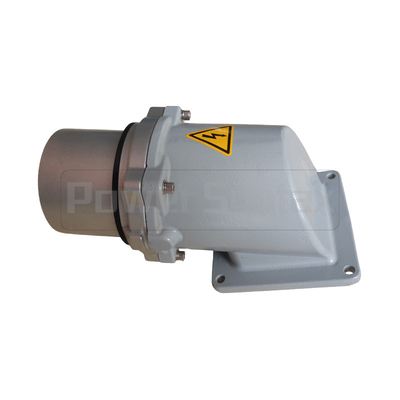 PowerSyntax 5P 200A IP67 400V Heavy Duty High Current Wall Mounting Angled Industrial Plug Big AMP Part No. 75316