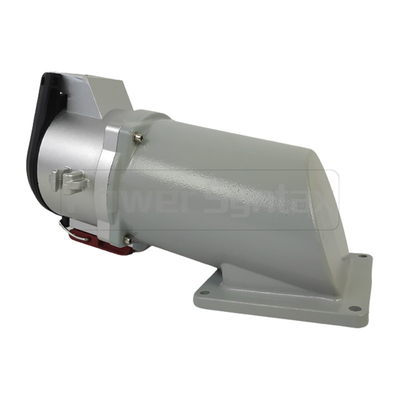 PowerSyntax 5P 250A IP67 400V Industrial High Current Wall Mounted Angled Socket Part No. 75068