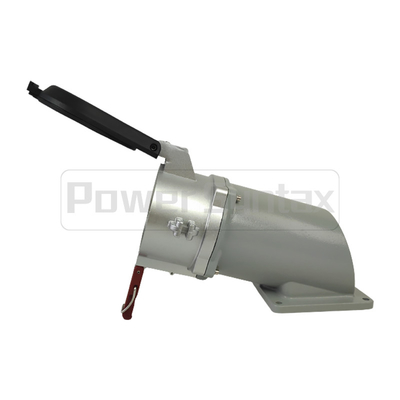 PowerSyntax 5P 250A IP67 400V Industrial High Current Wall Mounted Angled Socket Part No. 75068