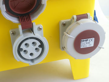 PE Portable Power Distribution Board With Industrial Plugs Sockets