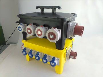 Waterproof Stage Power Distribution Box , RCD Protection Spider Power Box