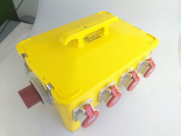 RCD Protection Mobile Power Distribution Box Heavy Duty Rubber Material