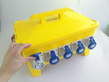 RCD Protection Mobile Power Distribution Box Heavy Duty Rubber Material