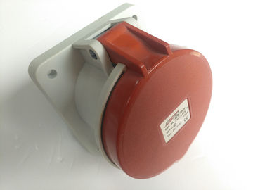 Plastic PA Industrial 3 Phase Plug And Socket Screwless Type UV Resistant