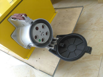 Wall Mounted High Current Plugs And Sockets With Metal Box IP67 Seawater Resistant