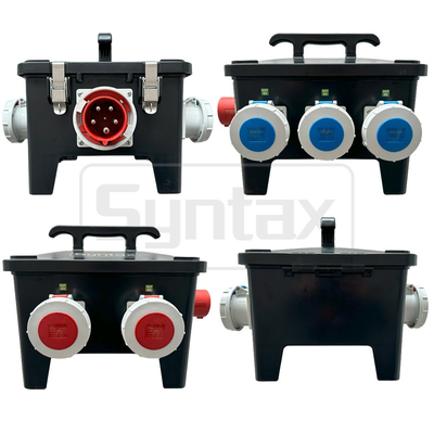 Syntax MP24 Portable Distribution Board 63AMP Three phase Power Distribution Unit IP67 Waterproof