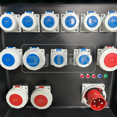 Syntax MD3 Three Phase 63A Sports Event Distro Box HDPE IP67 With RCBO For Qatar Swimming Match 630x430x680mm