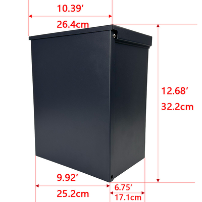 Syntax Temporary Power Outlet Panel Weatherproof RV Pedestal Electrical Breaker With 20A 30A 50 AMP Receptacles