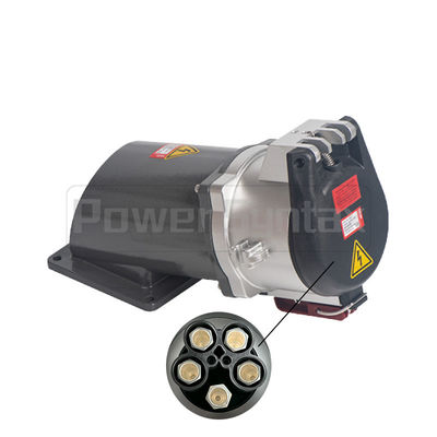 PowerSyntax 5P 630 Amp 400V IP67 Heavy Duty High Current Industrial Receptacle Angled Socket Part No. 75145
