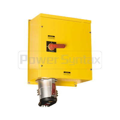PowerSyntax 4P 630 Amp 400V IP67 Heavy Duty High Current Interlocked & Switched Wall Mounted Receptacle DUO Part No. 75147