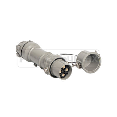 PowerSyntax Shore Power High Current Industrial Female Plug Straight Type 4P 250A 400V IP67 Part No. MB250A-BS-S