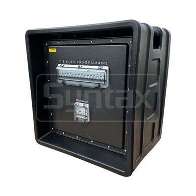 Syntax MD3 5P 63A Three Phase Portable Distribution Boards HDPE IP67 With Breakers for Event Power 630x430x680mm