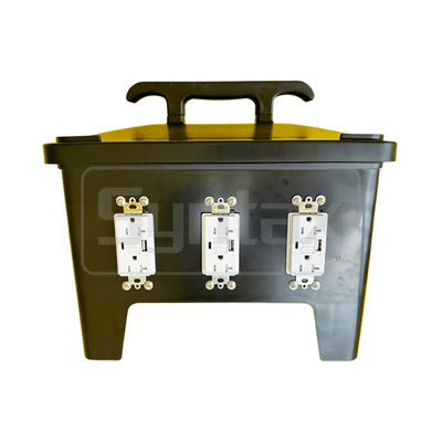 Syntax MP24 Waterproof Portable Power Distribution Unit 50A Single Phase 2-Pole 4 Wire UL/ETL Listed Receptacles