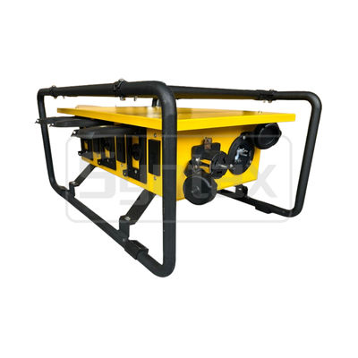 Syntax 50A Temporary Power Distribution Box 6-Straight Blade Outdoor Rated GFCI 20A UL listed