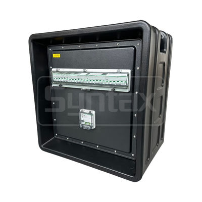 Syntax MD3 5P 32A 400V 3PH Power Distribution Boards HDPE IP67 With Schneider Breakers for Event Power 630x430x680mm