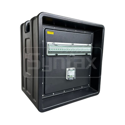Syntax MD3 5P 32A 400V 3PH Power Distribution Boards HDPE IP67 With Schneider Breakers for Event Power 630x430x680mm