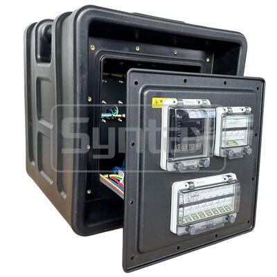 Syntax MD1 Three Phase 5P 32AMP HDPE Portable Distribution Box IP67 Waterproof For Temporary Power 430x380x460mm