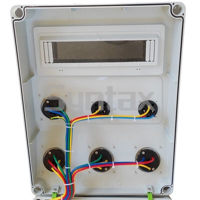 Syntax CX3 Wall Mounted Distribution Box 63AMP Three Phase IP65 Waterproof Made in PC Material