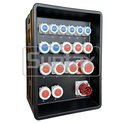 Syntax MD4 Three Phase IP67 Waterproof 125A/5P HDPE Portable Power Distribution Board for FIFA Sporting Events in Qatar 630x430x900mm