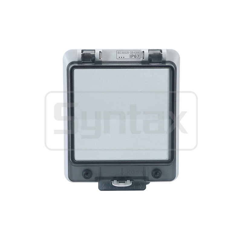 Syntax AW86 IP67 Waterproof Hinged Windows For Wall Switches 107*129.5*32.5mm