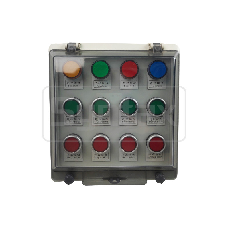 Syntax AW400B IP67 Waterproof Hinged Window For For Push Buttons With Screws 200*215*45mm