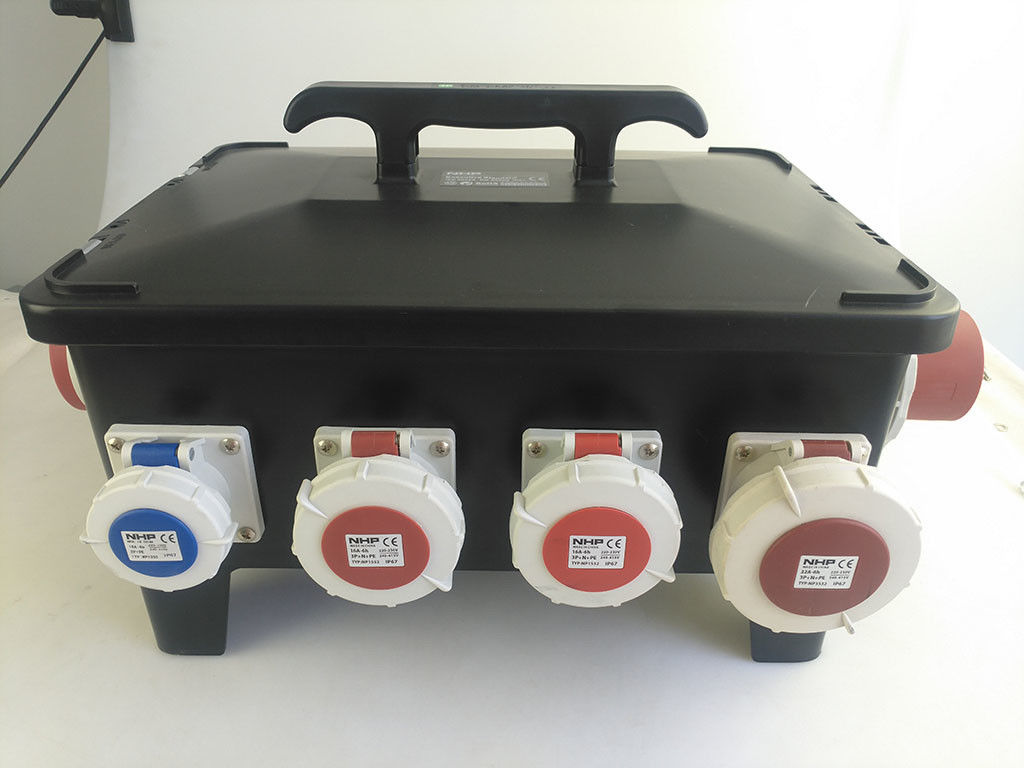 SAA Durable Mobile Power Distribution Box With Overcurrent Protection