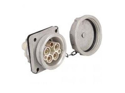 5P 250Amps IP67 Weatherproof Big Current Receptacle Panel Mounted Industrial Socket part no. 4032