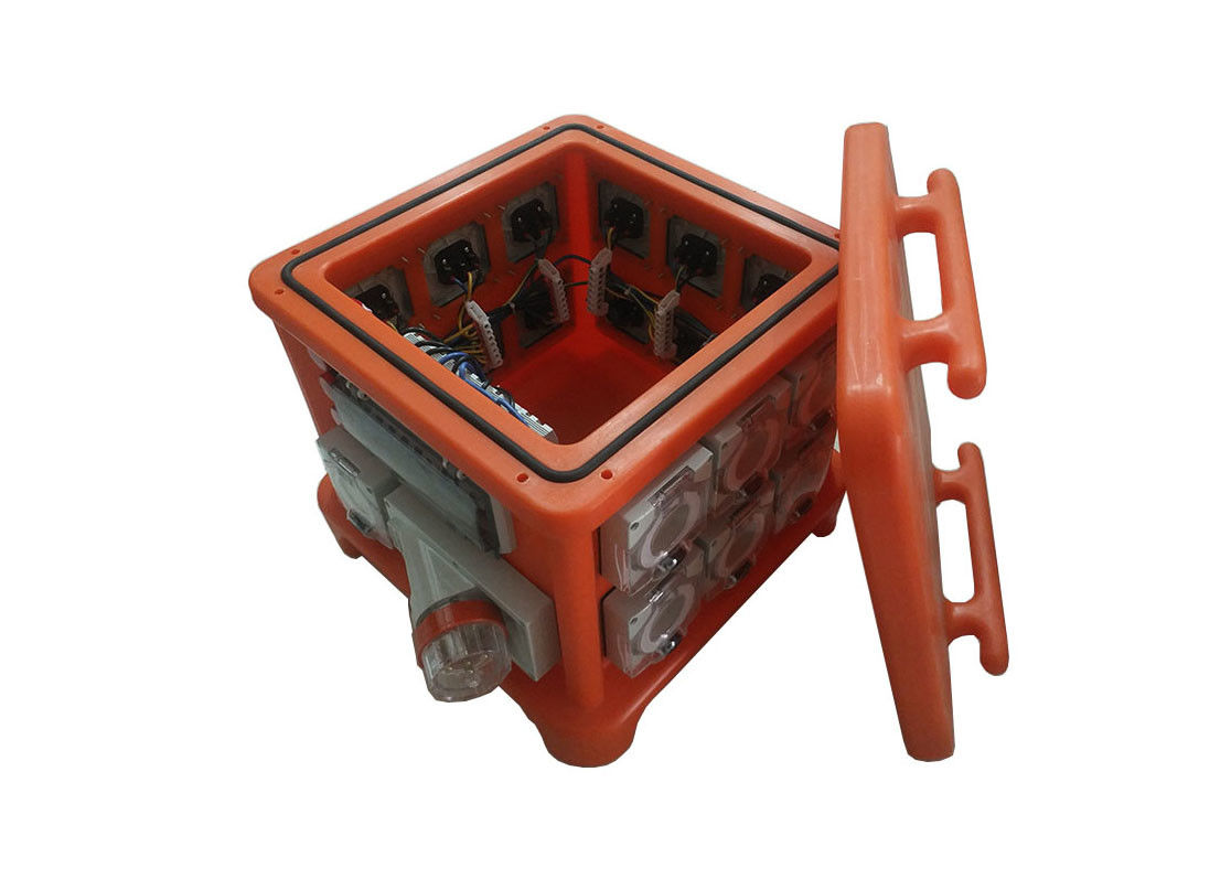 IP65 Waterproof PE Portable Socket Box With Industrial Plugs Sockets MCB RCD