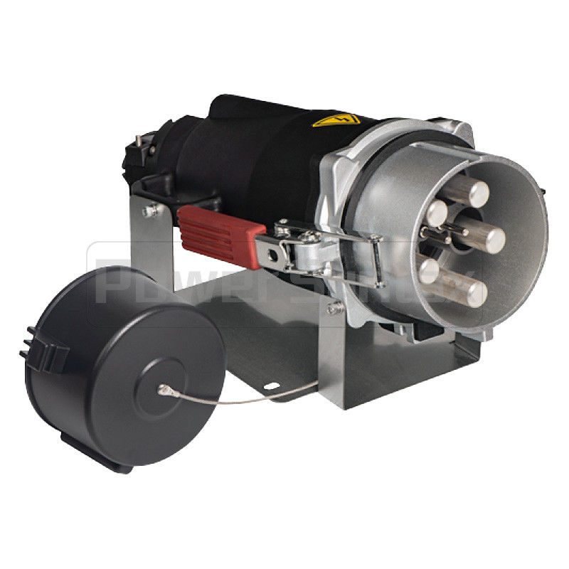 PowerSyntax 4P 630 Amp IP67 400V Heavy Duty High Current Industrial Plugs Wall Mounted Straight Type Part No. 75338