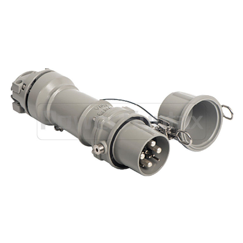 PowerSyntax Shore Power High Current Industrial Male Plug Straight Type 4P 250A 400V IP67 Part No. MB250A-AP-S