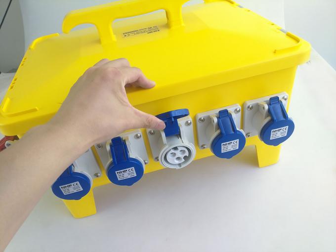 Electrical Mobile Power Distribution Box 37 0* 340 * 330 MM Dimension