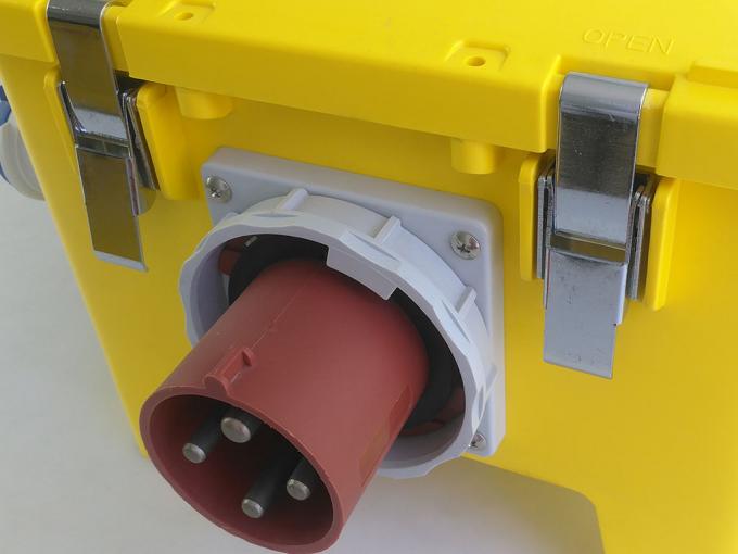 36 Ways Mobile Power Distribution Box With Industrial Plugs Sockets