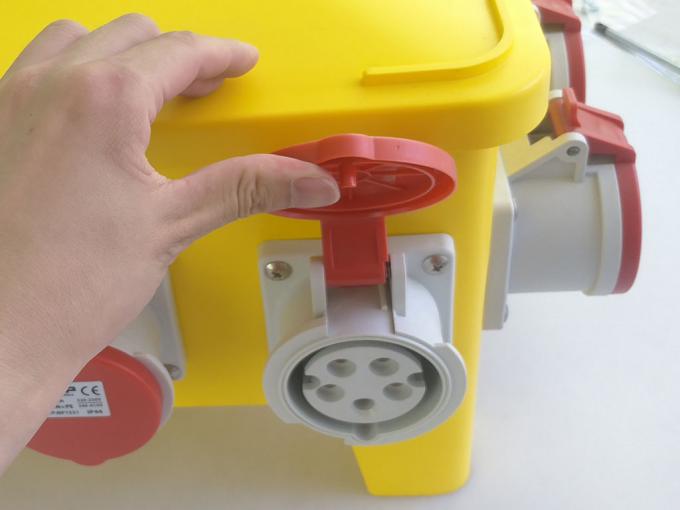 IP66 36 Ways Portable Distribution Box Yellow Load Master Overcurrent ...