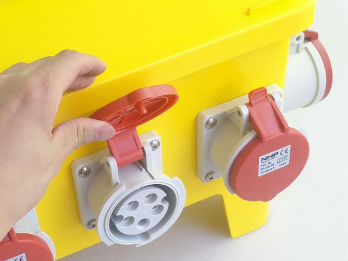 36 Pole Temporary Power Box , IP66 Weather Proof Generator Distribution Box