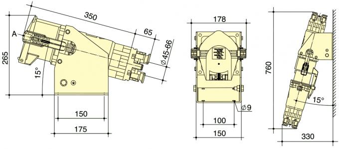 Wall Mount High Current Plugs Sockets 4P 200A IP67 380V Heavy Duty ...