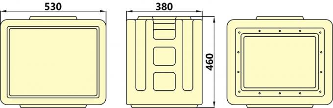 Ip67 Rcbo Syntax MD2 Three Phase 32A HDPE Portable Distribution Box IP67 With ...