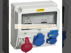 Syntax CX2 Wall Mounted Distribution Box 32AMP Three Phase Four Wire With Schneider's RCBOs 280*280*155mm