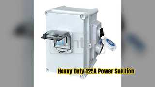 Syntax 125A Industrial Power Distribution Box Heavy Duty